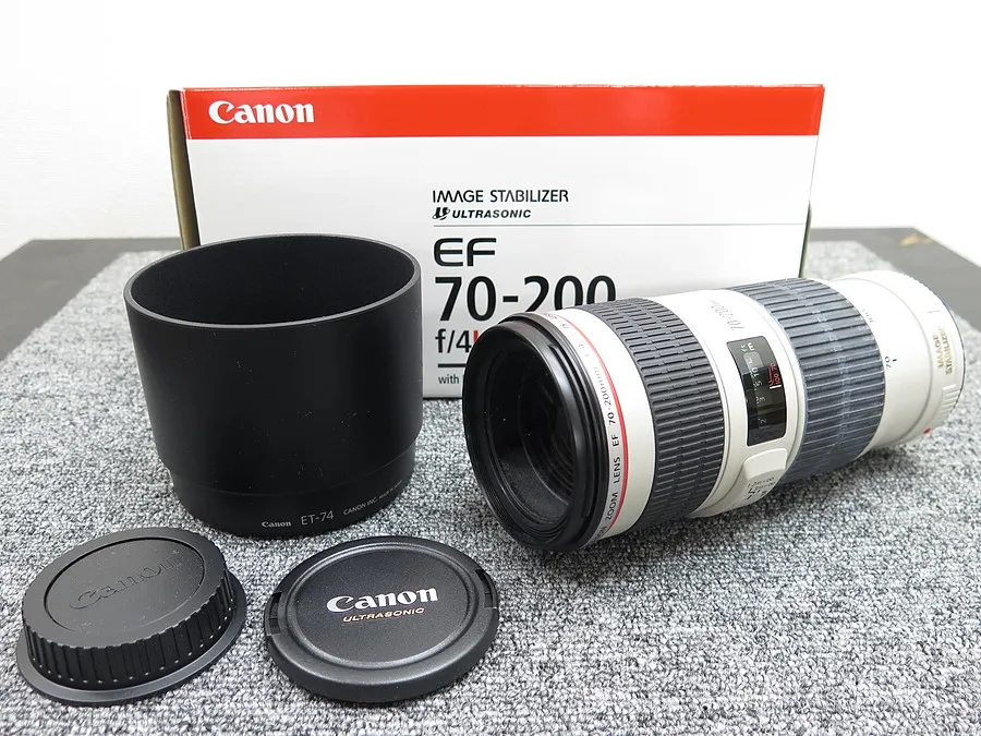 キヤノン Canon EF70-200mm F4L IS USM カメラレンズ