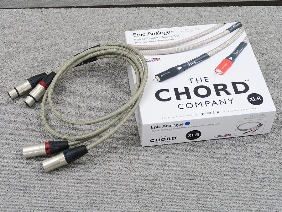 コード CHORD Epic XLR Analog(1.0m) XLRケーブル 元箱付