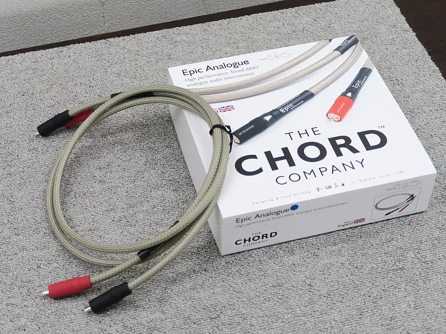 コード CHORD Epic RCA Analog(1.0m) RCAケーブル 元箱付