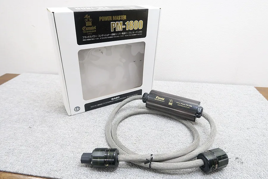 CAMELOT TECHNOLOGY PM-1800　(1.5m) 電源ケーブル 元箱付
