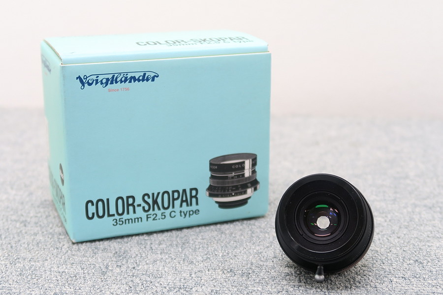 Voigtlander COLOR SKOPAR 35mm f2.5 C-Type MFカメラレンズ 元箱付 @46620 / 中古オーディオ