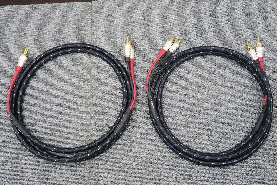 スピーカーケーブルDH LABS Q-10Ext2.0m Yラグ仕様導体2倍