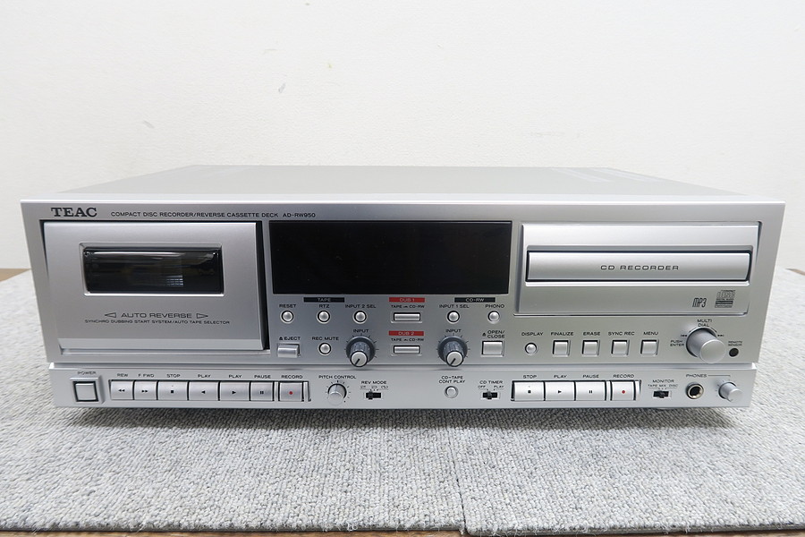 美品】ティアック TEAC AD-RW950 CDレコーダー 元箱付 @47162 / 中古