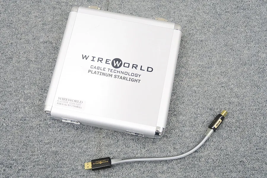 WIRE WORLD PLATINUM STARLIGHT PSB/0.3m USBケーブル ケース付