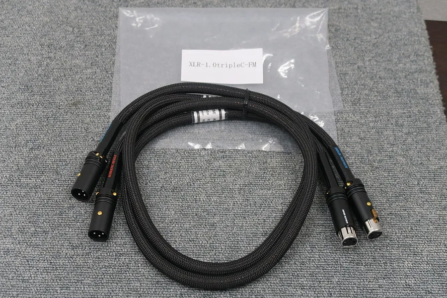 Acoustic Revive XLR-1.0 tripleC-FM XLRケーブル ペア