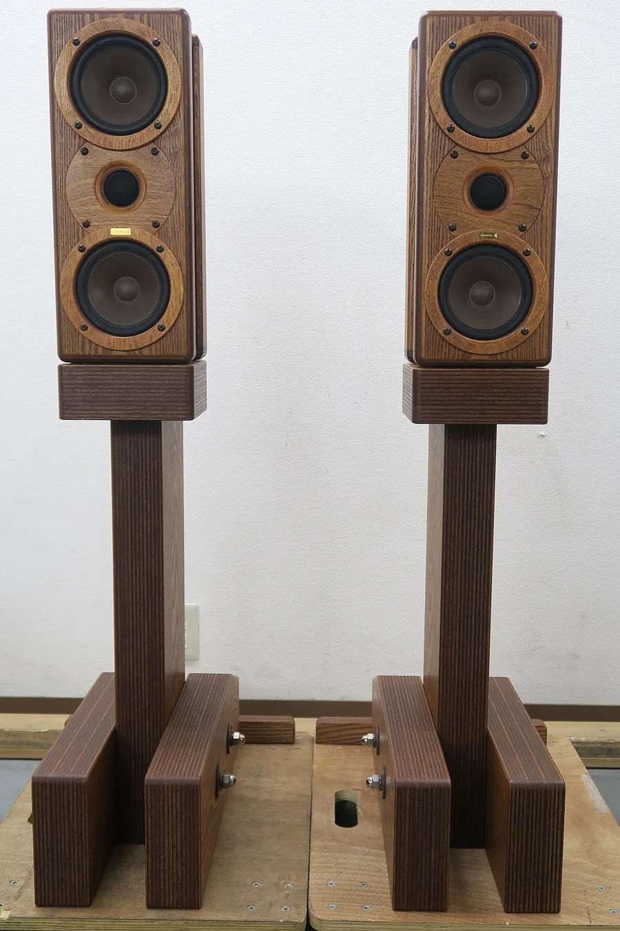 レイオーディオ REY AUDIO KM-1V (スタンド付) スピーカーペア