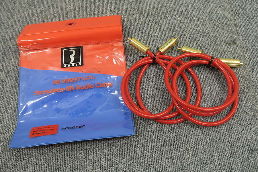 アクロテック ACROTEC 6N-A2050 RCAケーブル 1.0m @47662 / 中古 アクロテック ACROTEC 6N-A2050 RCAケーブル 1.0m @47662 / 中古