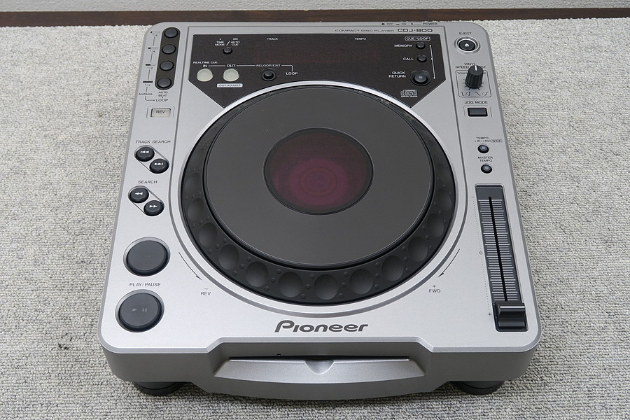 【美品】 パイオニア Pioneer CDJ-800 DJ CDプレーヤー 元箱付 @47703 / 中古オーディオ買取、販売、通販のショップ