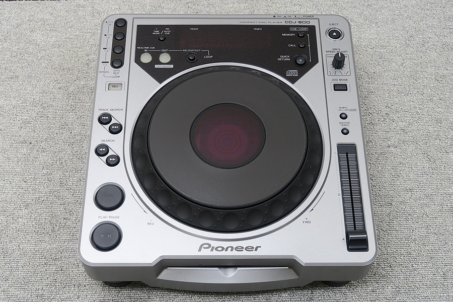 【美品】 パイオニア Pioneer CDJ-800 DJ CDプレーヤー 元箱付 @47704 / 中古オーディオ買取、販売、通販のショップ