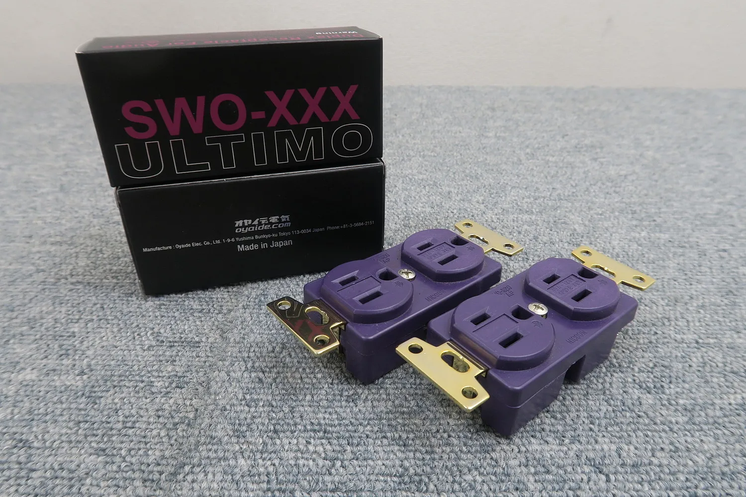 オヤイデ OYAIDE SWO-XXX P-U コンセント2個セット 元箱付