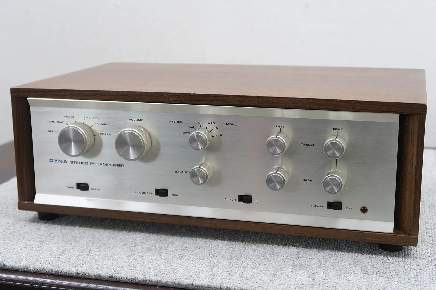 ダイナコ DYNACO PAS-3 プリアンプ ウッドケース付き