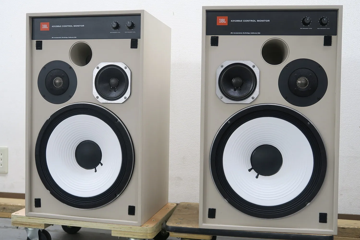 ジェイビーエル JBL 4312 MKⅡ GY スピーカーペア