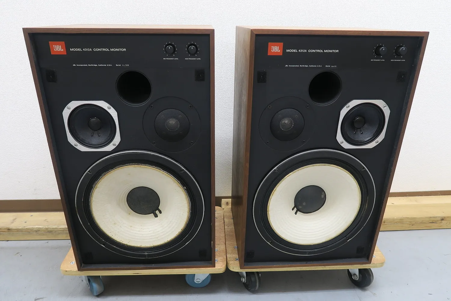 ジェイビーエル JBL 4312A スピーカーペア