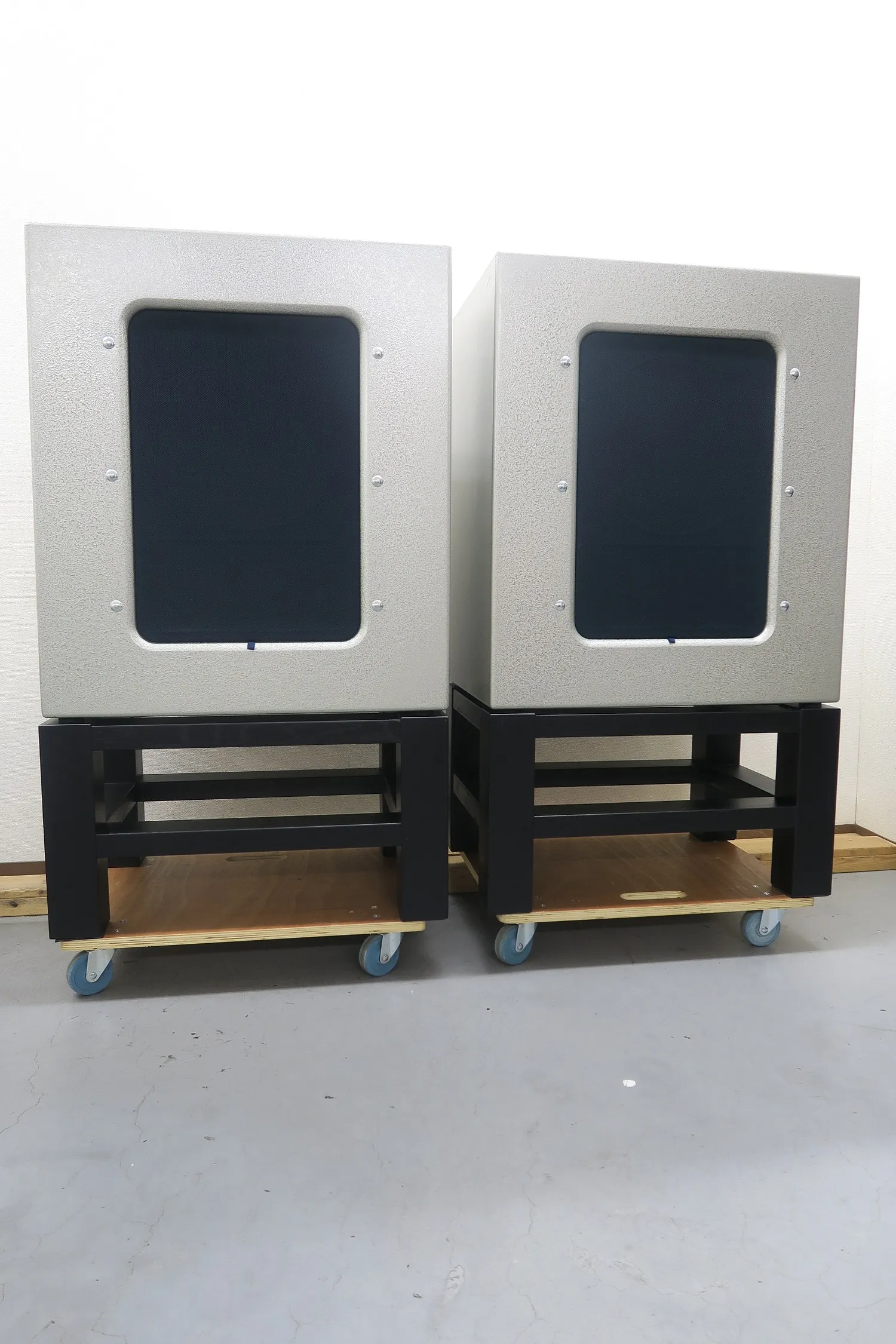 アルテック　ALTEC 614タイプ　エンクロージャーペア  自作　銀箱