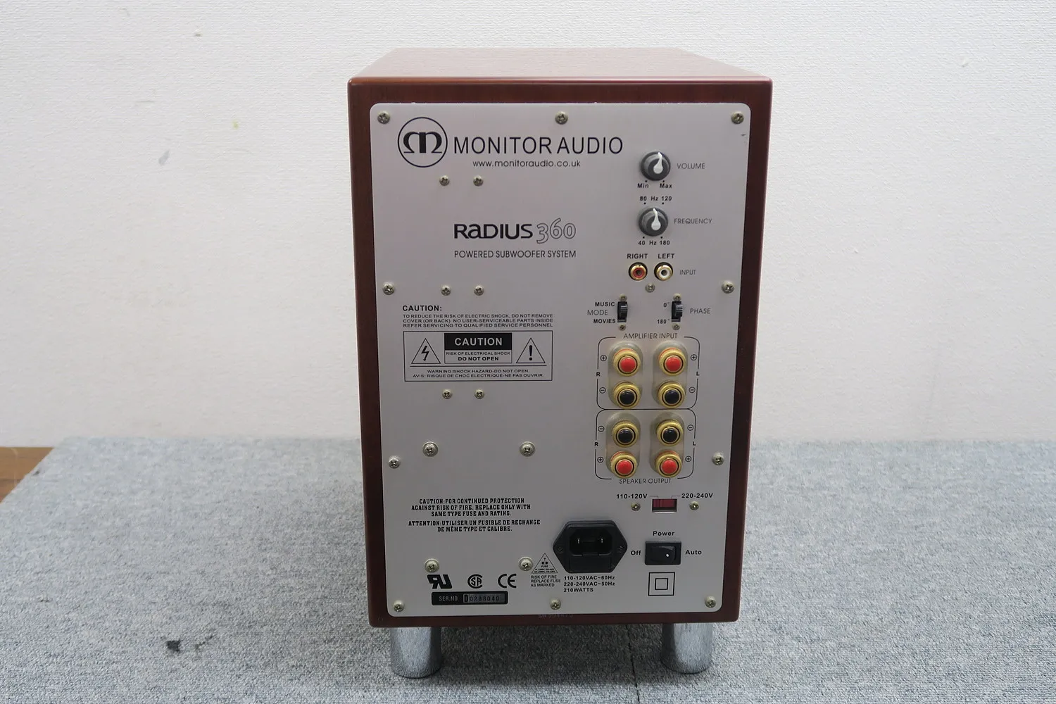モニターオーディオ Monitor Audio Radius 360 サブウーファー @48374