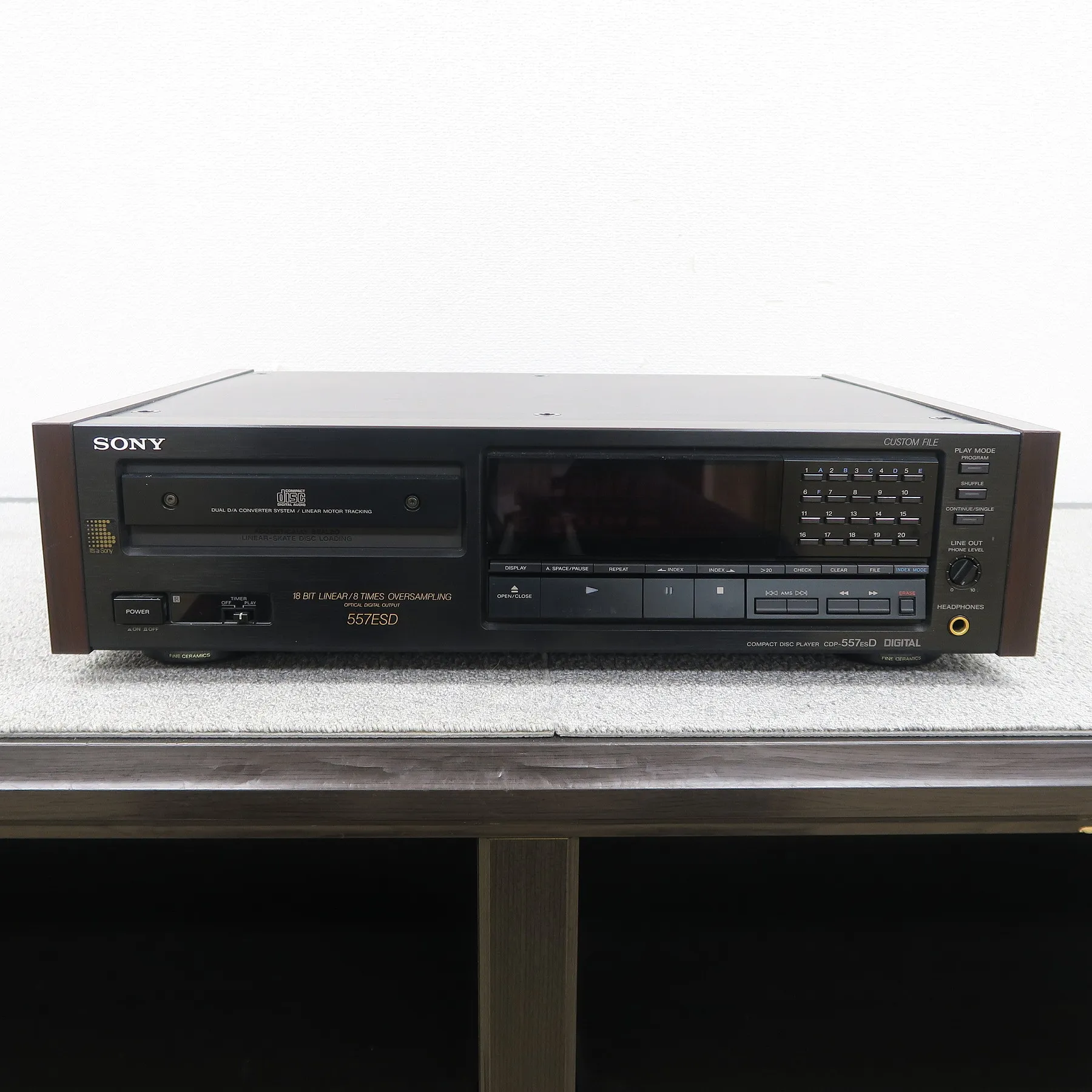 ソニー SONY CDP-557ESD CDデッキ