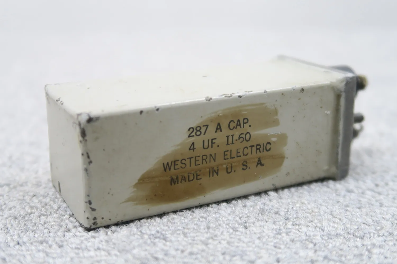 ウエスタンエレクトリック Western Electric 400V 4MFD オイルコンデンサー