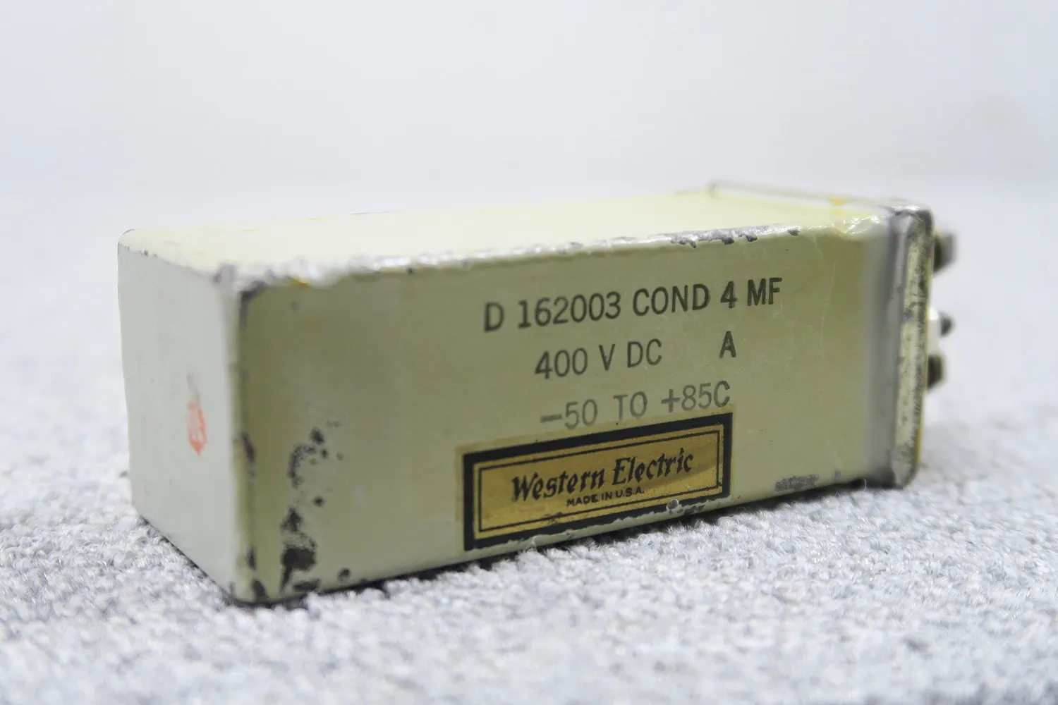ウエスタンエレクトリック Western Electric 400V 4MFD オイルコンデンサー