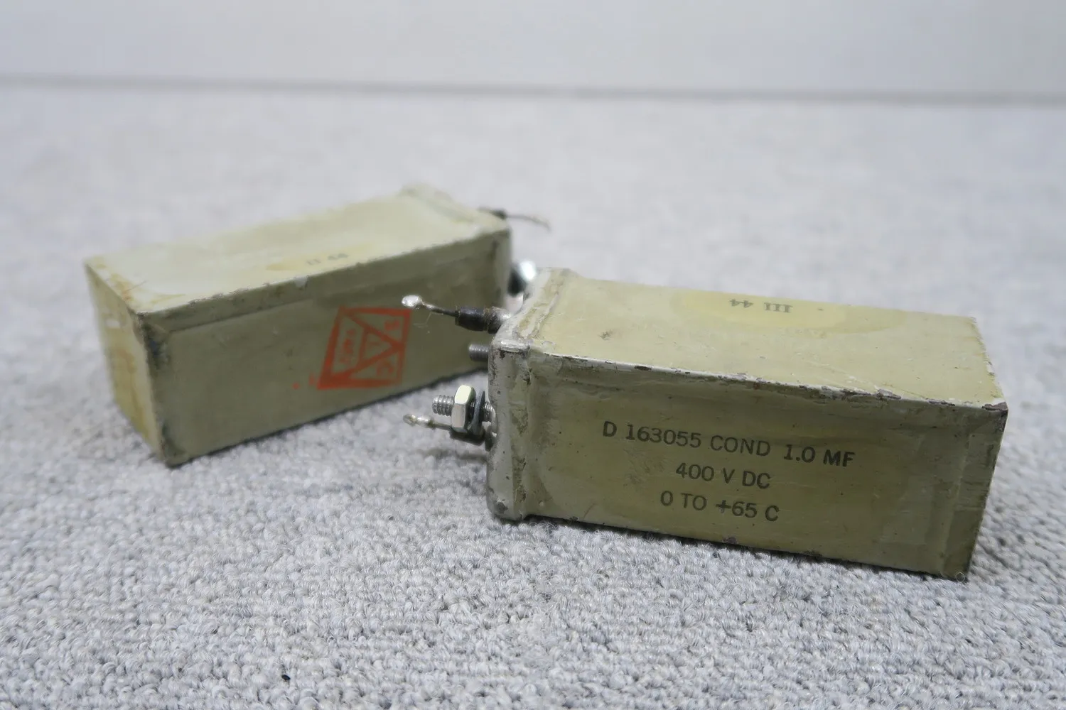 ウエスタンエレクトリック Western Electric 400V 1MFD(2本) オイルコンデンサー