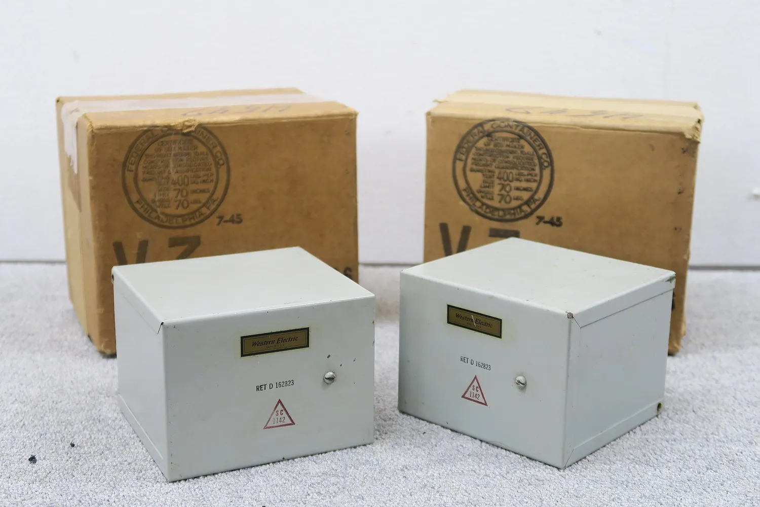 ウエスタンエレクトリック Western Electric ET-D162823(2本) チョークトランス 元箱付
