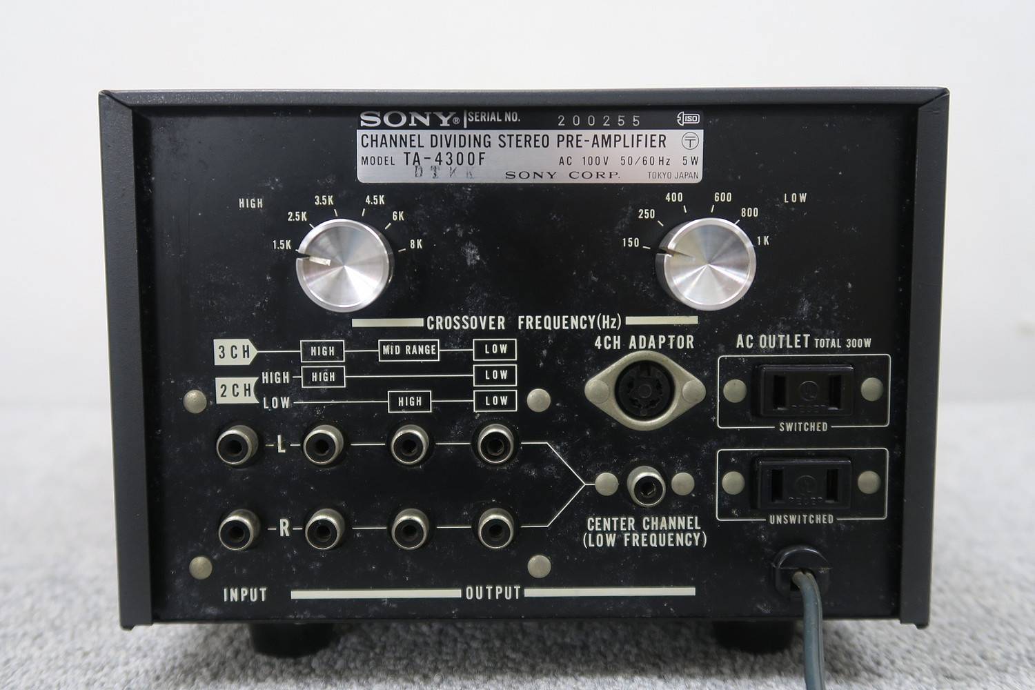 ソニー SONY TA-4300F プリアンプ @48679 / 中古オーディオ買取
