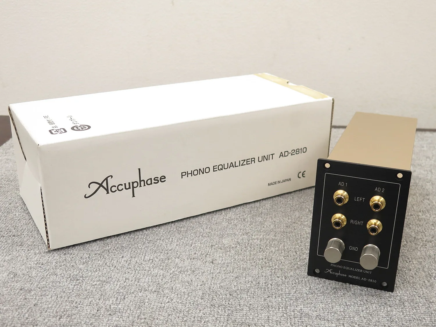 アキュフェーズ Accuphase AD-2810 フォノイコライザー 元箱付