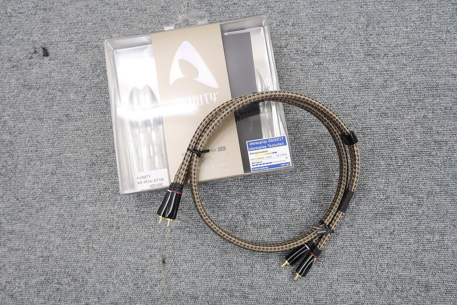 アビニティー AVINITY AR-RCA-ST1M RCAケーブル (1.0m) 元箱付