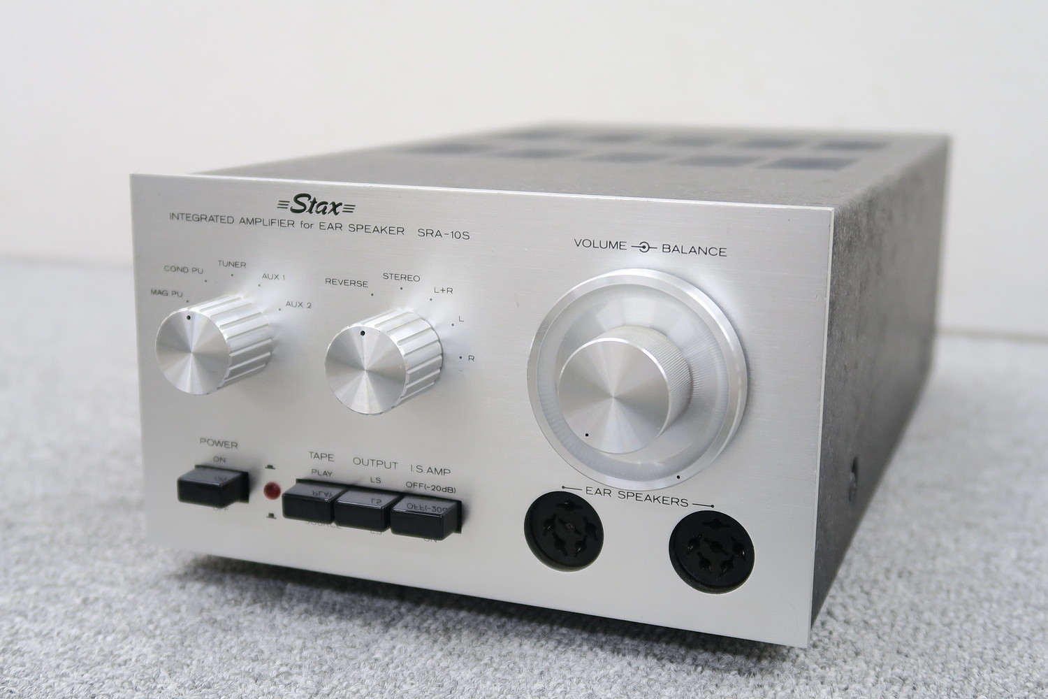 現状】スタックス STAX SRA-10S ヘッドフォンアンプ @48998 / 中古オーディオ買取、販売、通販のショップアフロオーディオ横浜