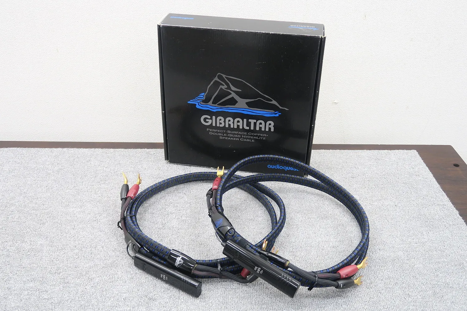 オーディオクエスト AudioQuest Gibraltar/2.0m スピーカーケーブル 元箱付