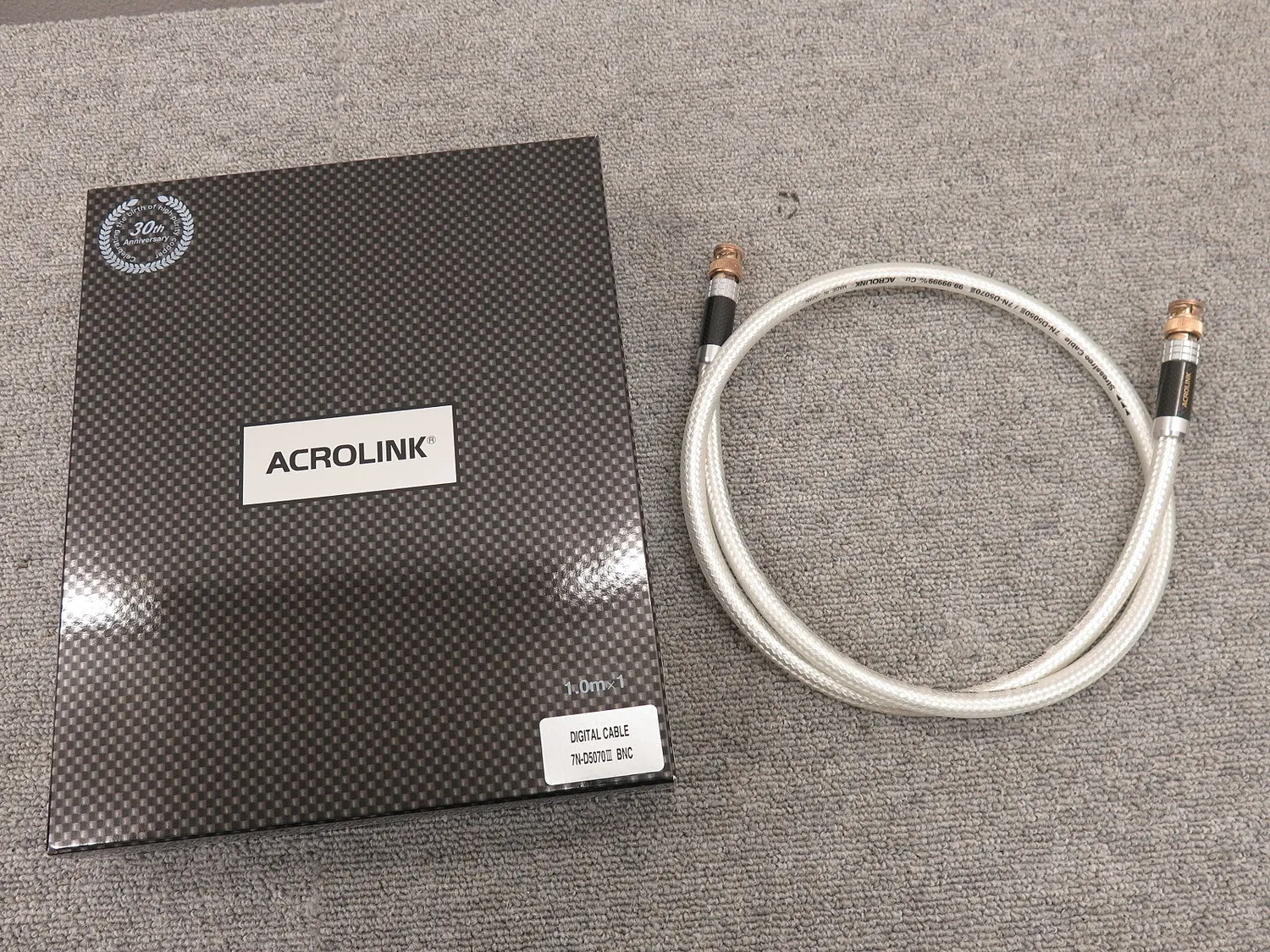アクロリンク ACROLINK 7N-D5070Ⅲ DIGITAL BNC (1.0m) BNCケーブル 元箱付