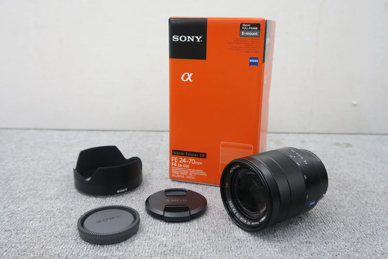 ソニー SONY SEL2470Z Vario-Tessar T* FE 24-70mm F4 ZA OSS レンズ 元箱付