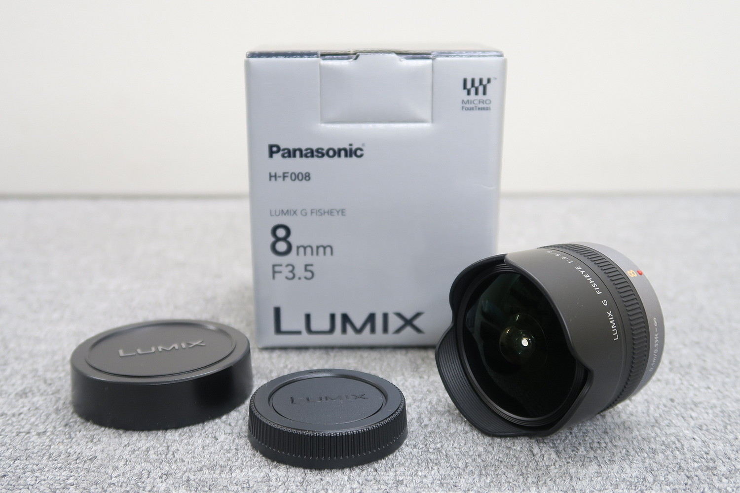 美品】パナソニック Panasonic H-F008 LUMIX G FISHEYE 8mm/F3.5