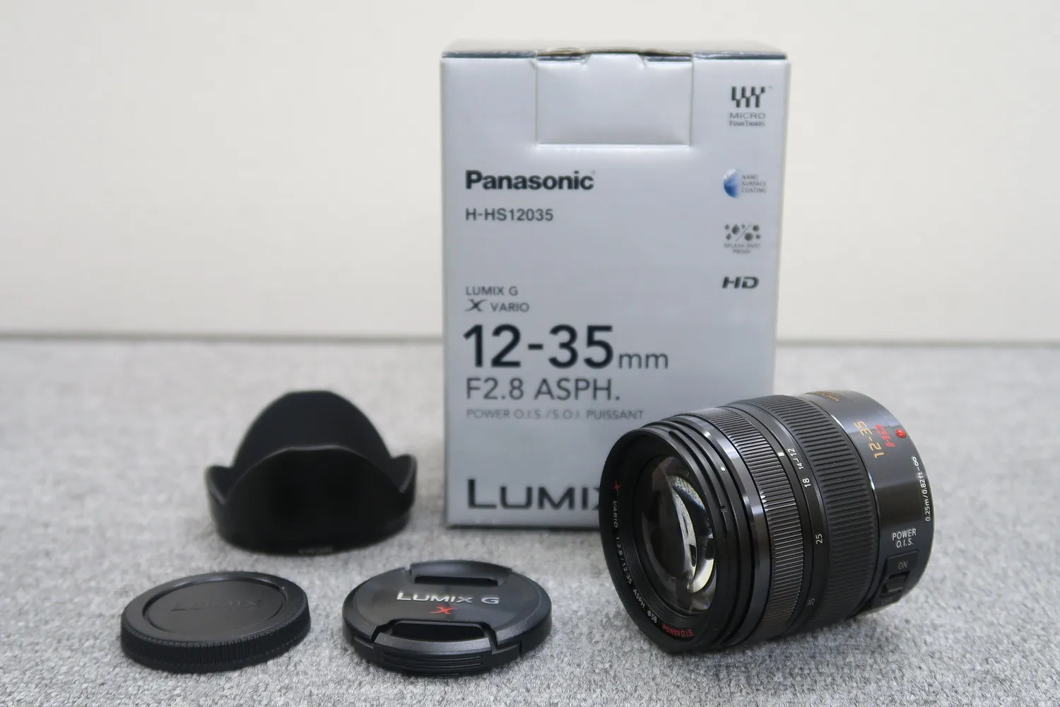 Panasonic LUMIX G X VARIO 12-35mm/F2.8 ASPH/POWER O.I.S. レンズ 元箱付