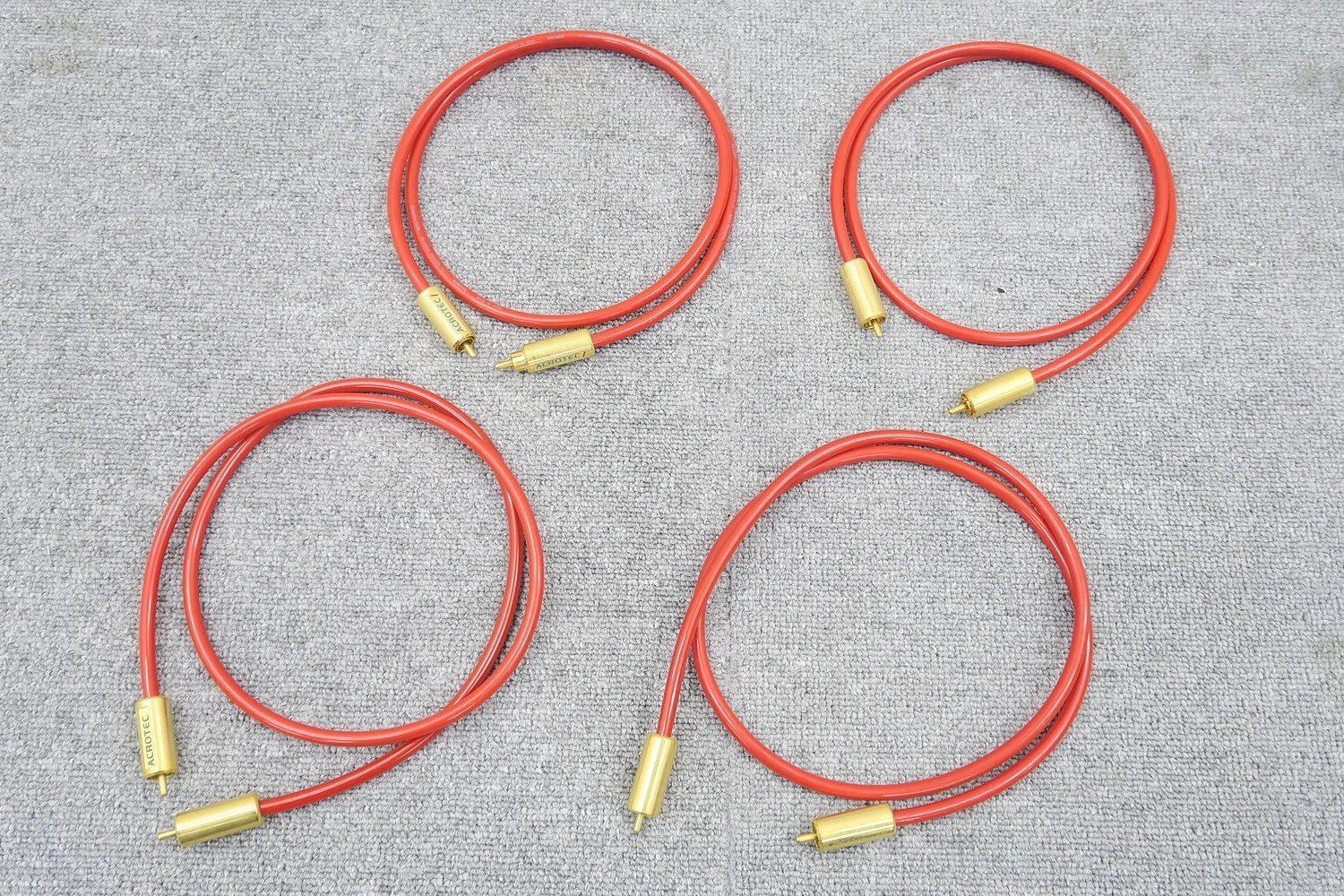 アクロテック ACROTEC 6N-A2050 (1.0m) RCAケーブル4本セット