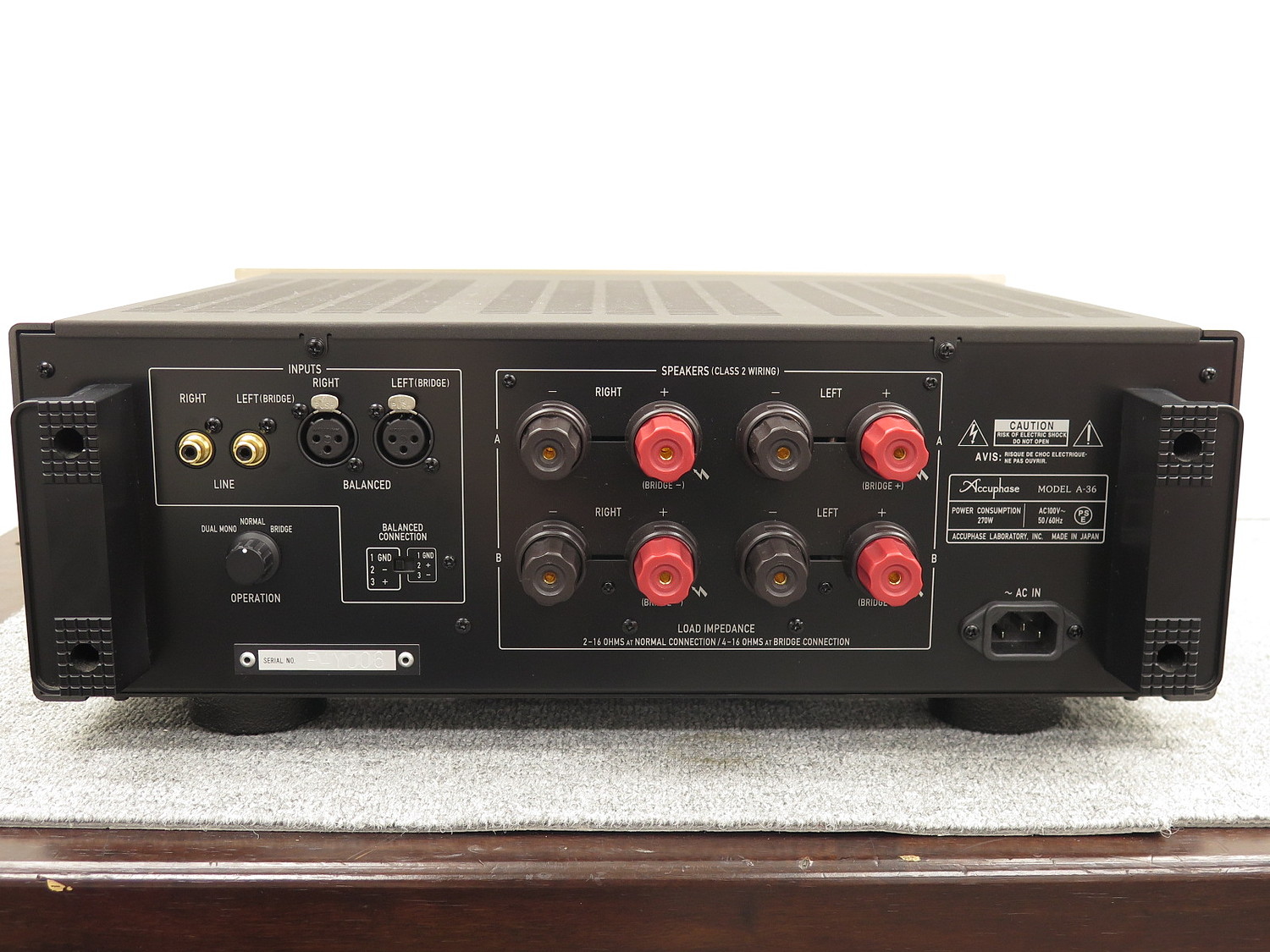 アキュフェーズ Accuphase A-36 パワーアンプ @49421 / 中古 アキュフェーズ Accuphase A-36 パワーアンプ @49421 / 中古