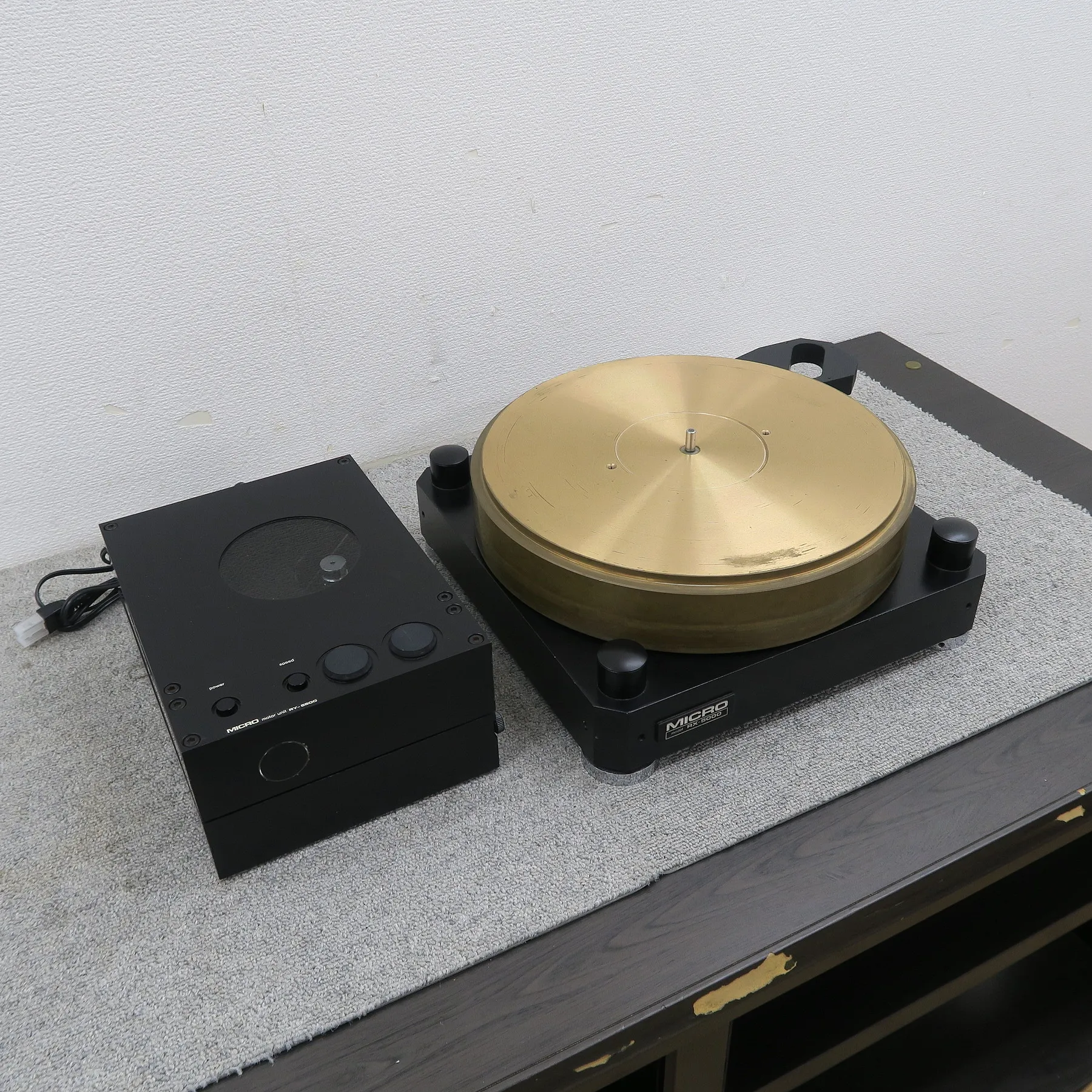 マイクロ MICRO RX-5000 ターンテーブル RY-5500付属
