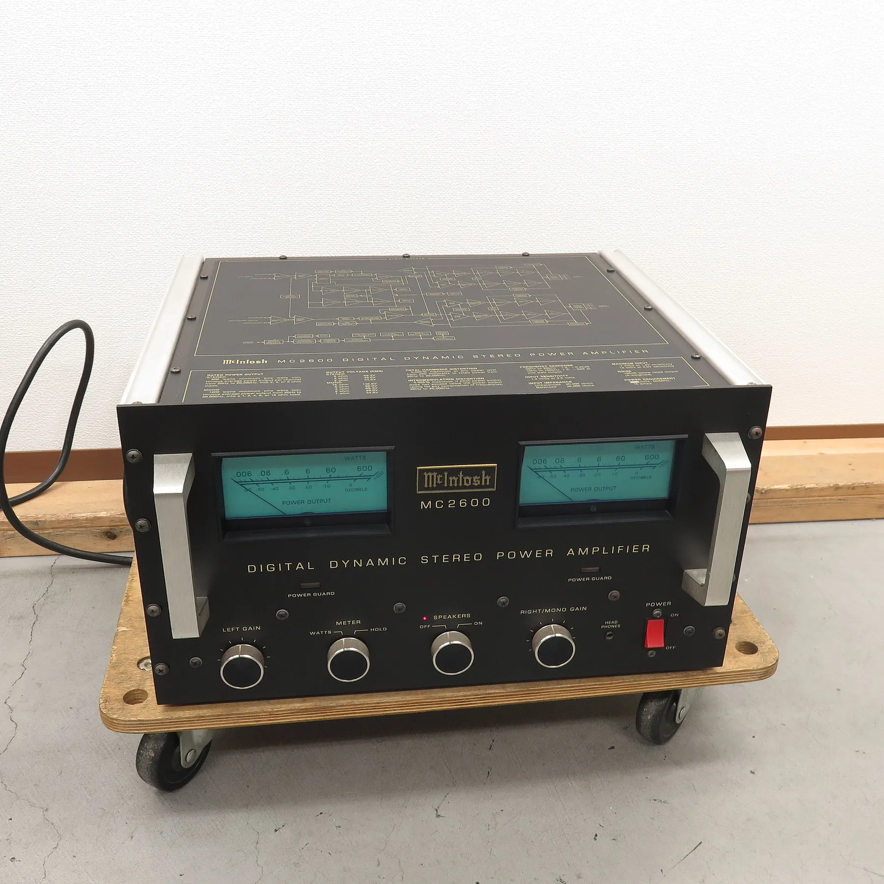 マッキントッシュ Mcintosh MC2600 パワーアンプ