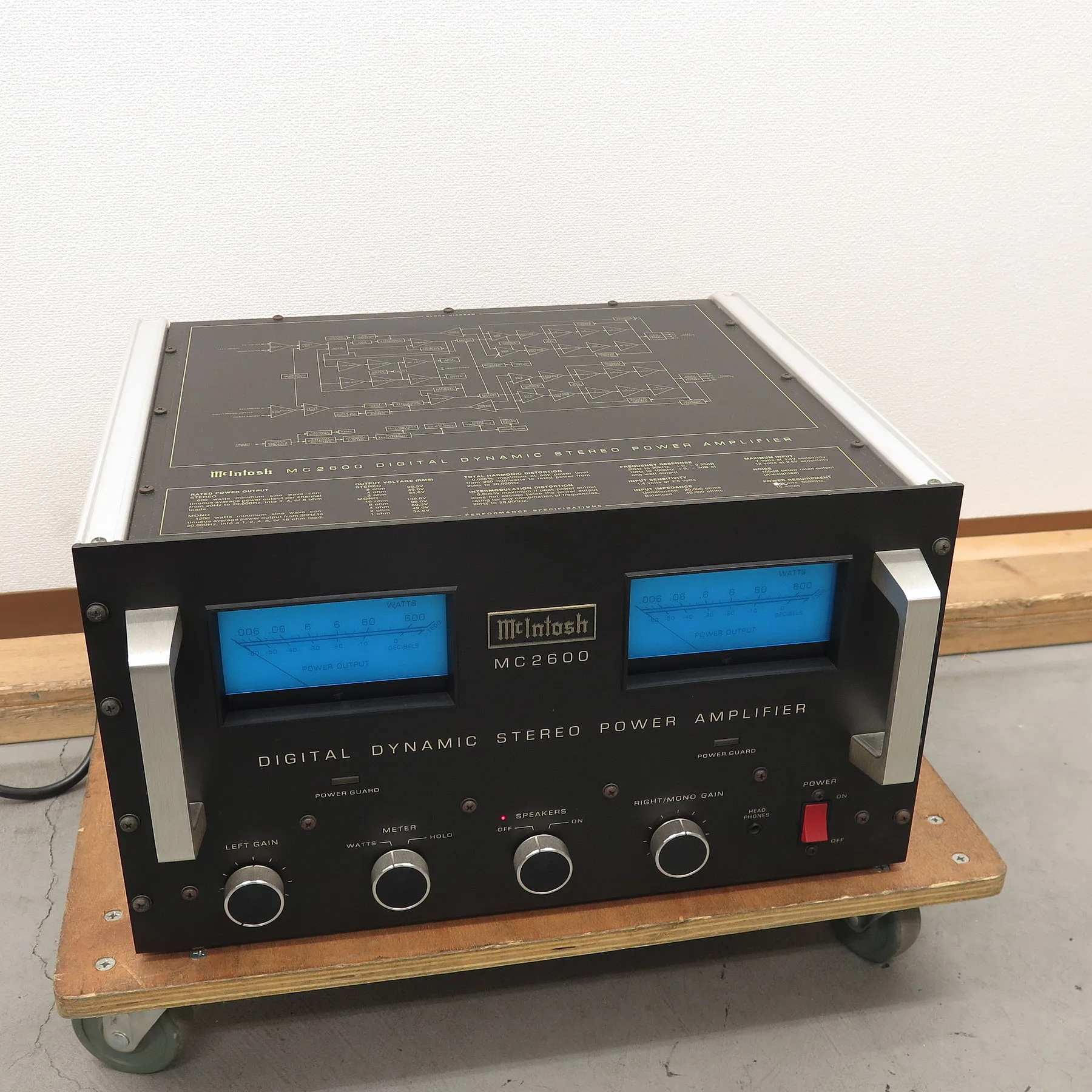 マッキントッシュ Mcintosh MC2600 パワーアンプ