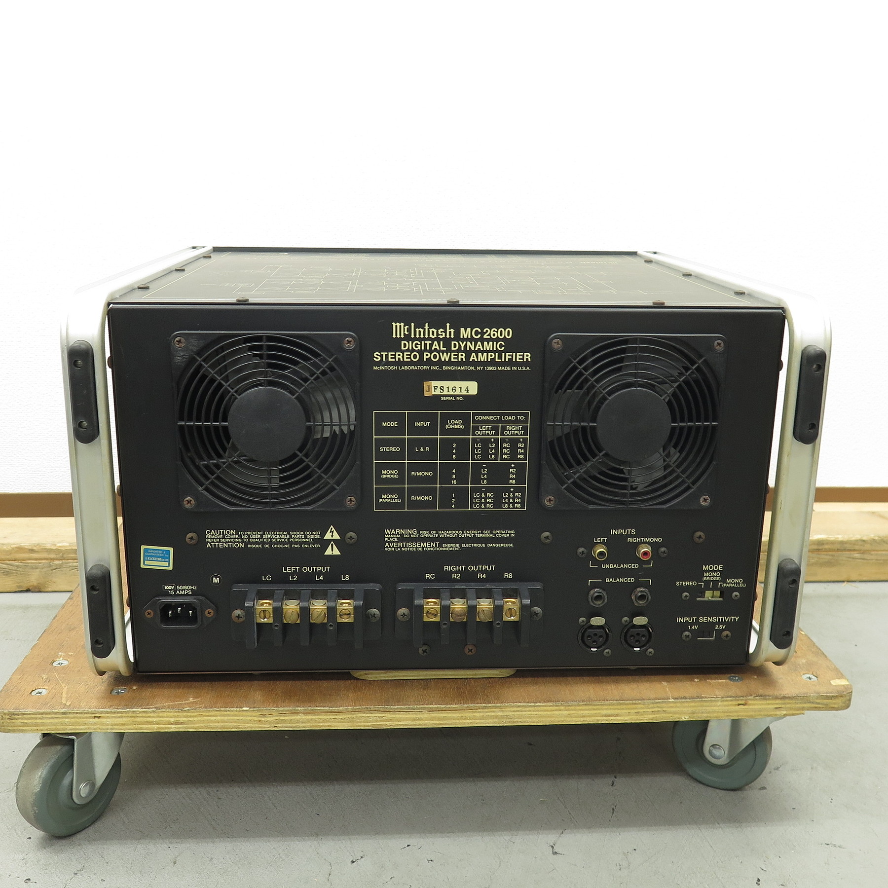 Aランク】マッキントッシュ Mcintosh MC2600 パワーアンプ @49614 / 中古オーディオ買取、販売、通販のショップアフロオーディオ横浜