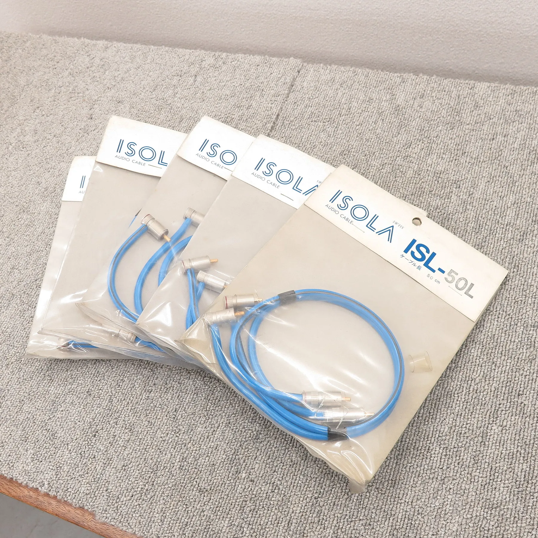 イソラ ISOLA ISL-50L RCAケーブル 0.5m 5セット