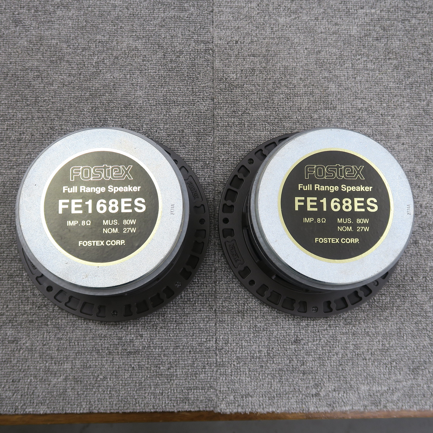 Aランク】フォステクス FOSTEX FE168ES スピーカーユニットペア
