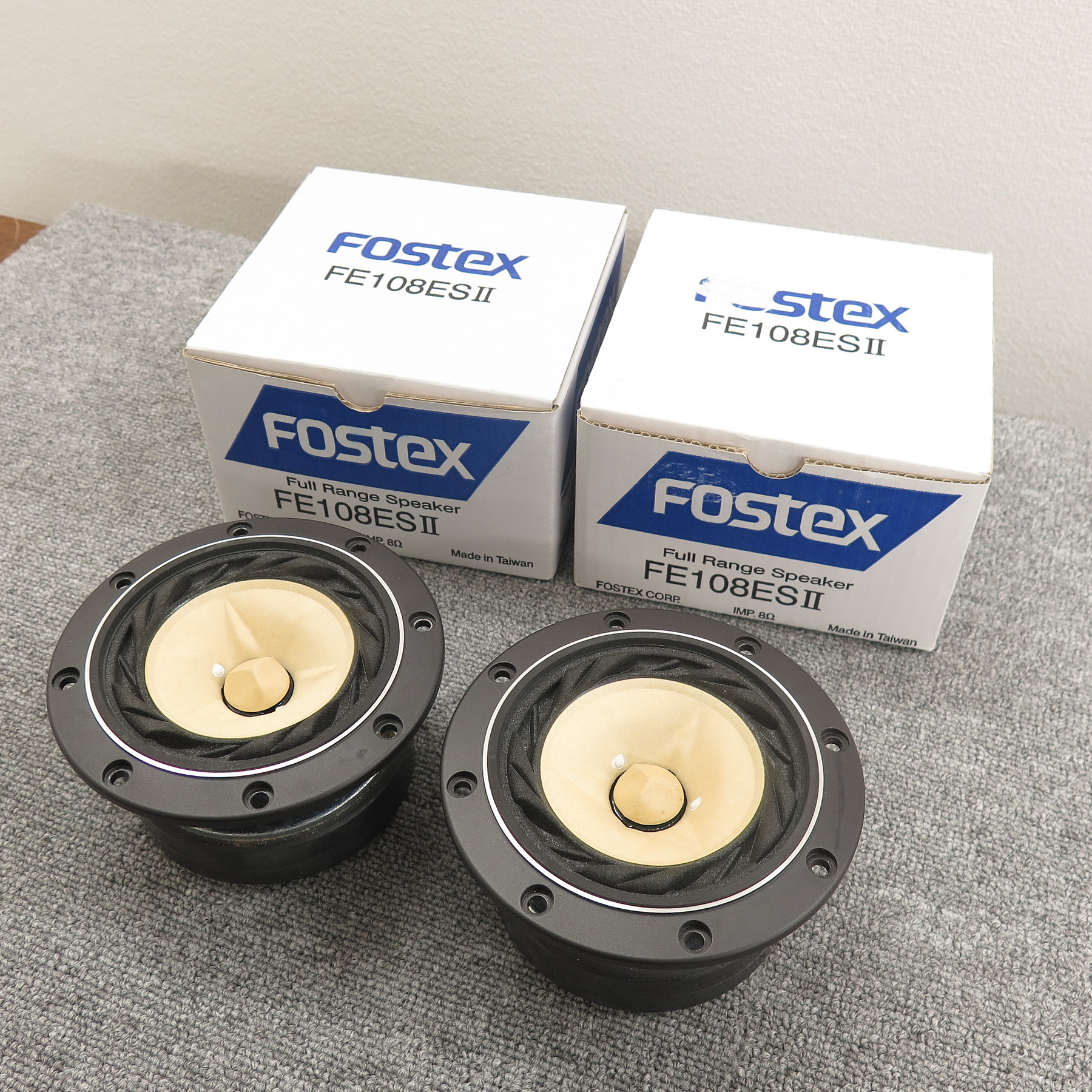 Aランク】フォステクス FOSTEX FE108ESⅡ フルレンジペア 元箱付