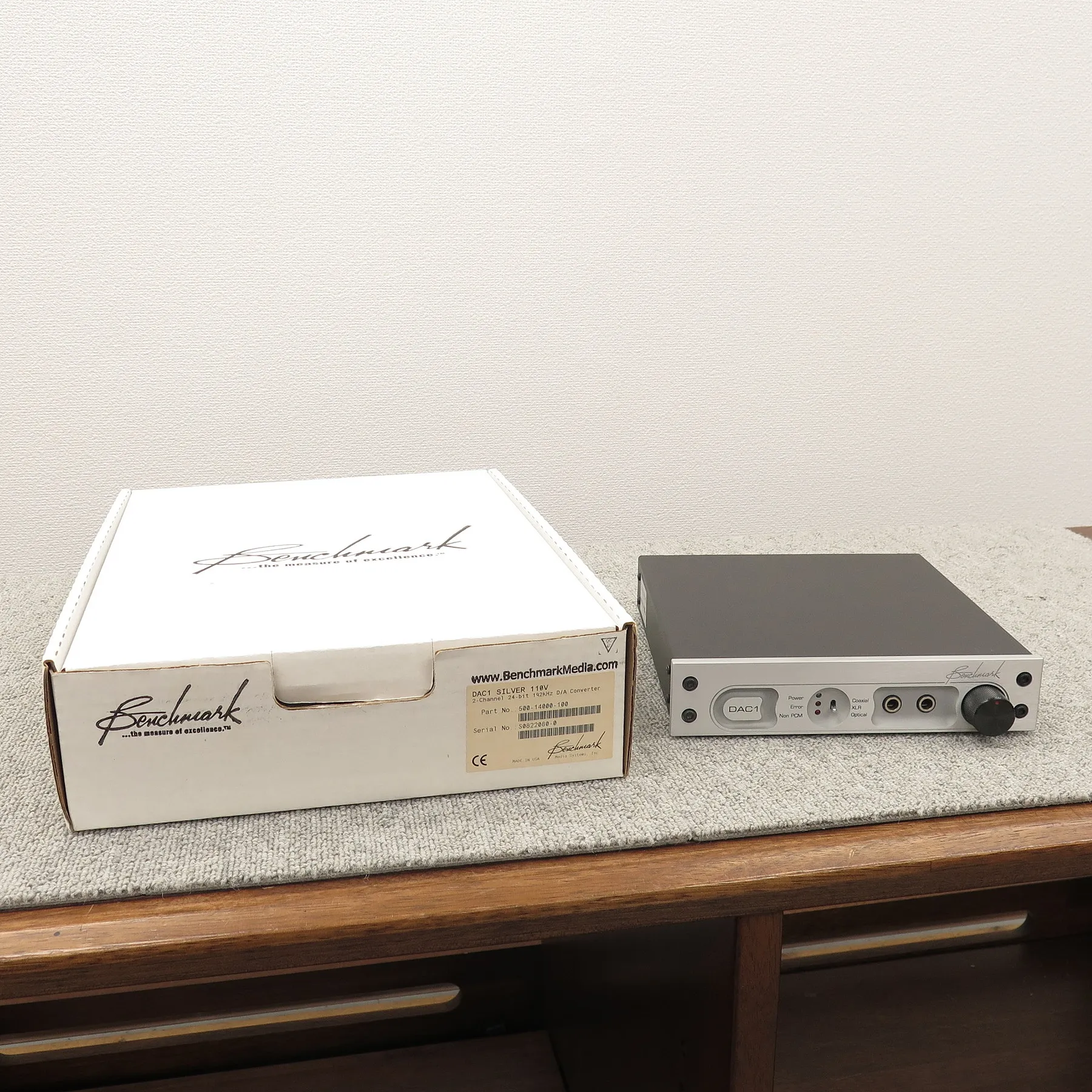 ベンチマーク Benchmark DAC-1 D/Aコンバーター 元箱付