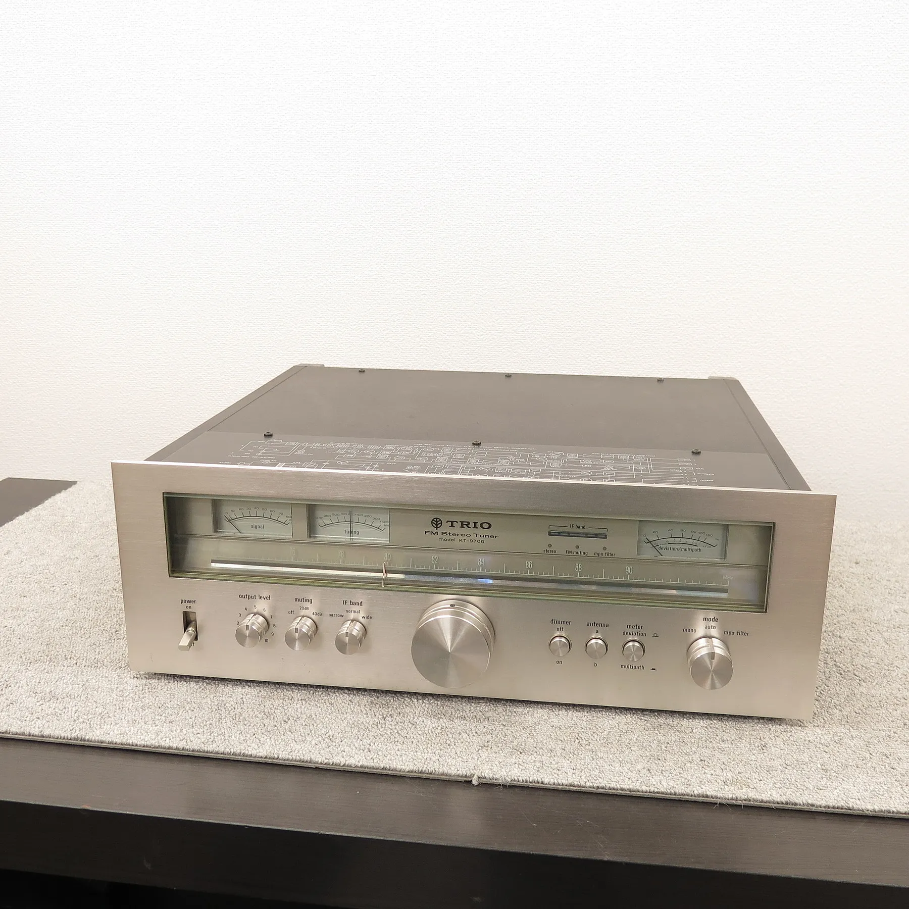 トリオ TRIO KT-9700 チューナー 元箱付