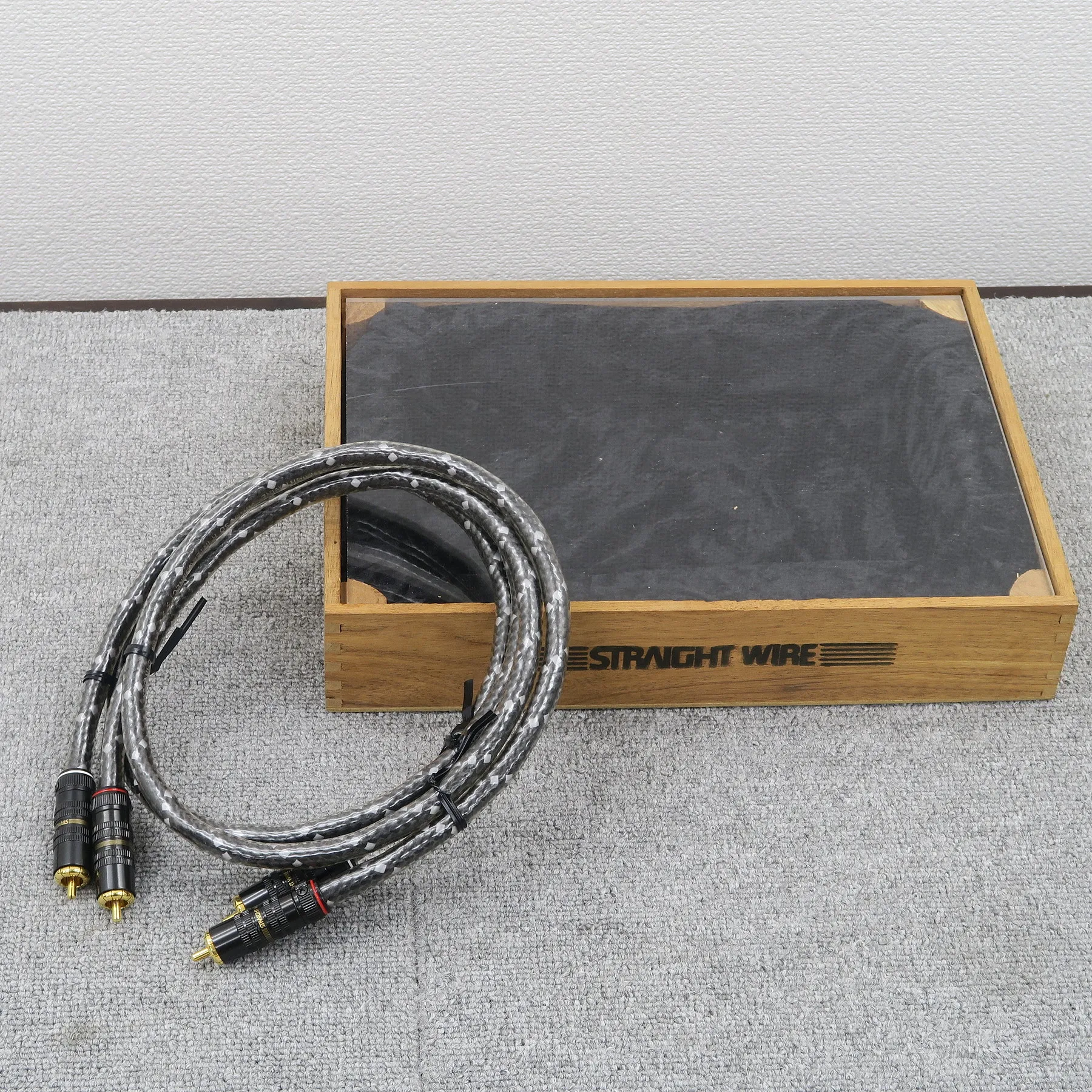 ストレートワイヤー STRAIGHT WIRE Virtuoso RCA 1.0m RCAケーブルペア 元箱付