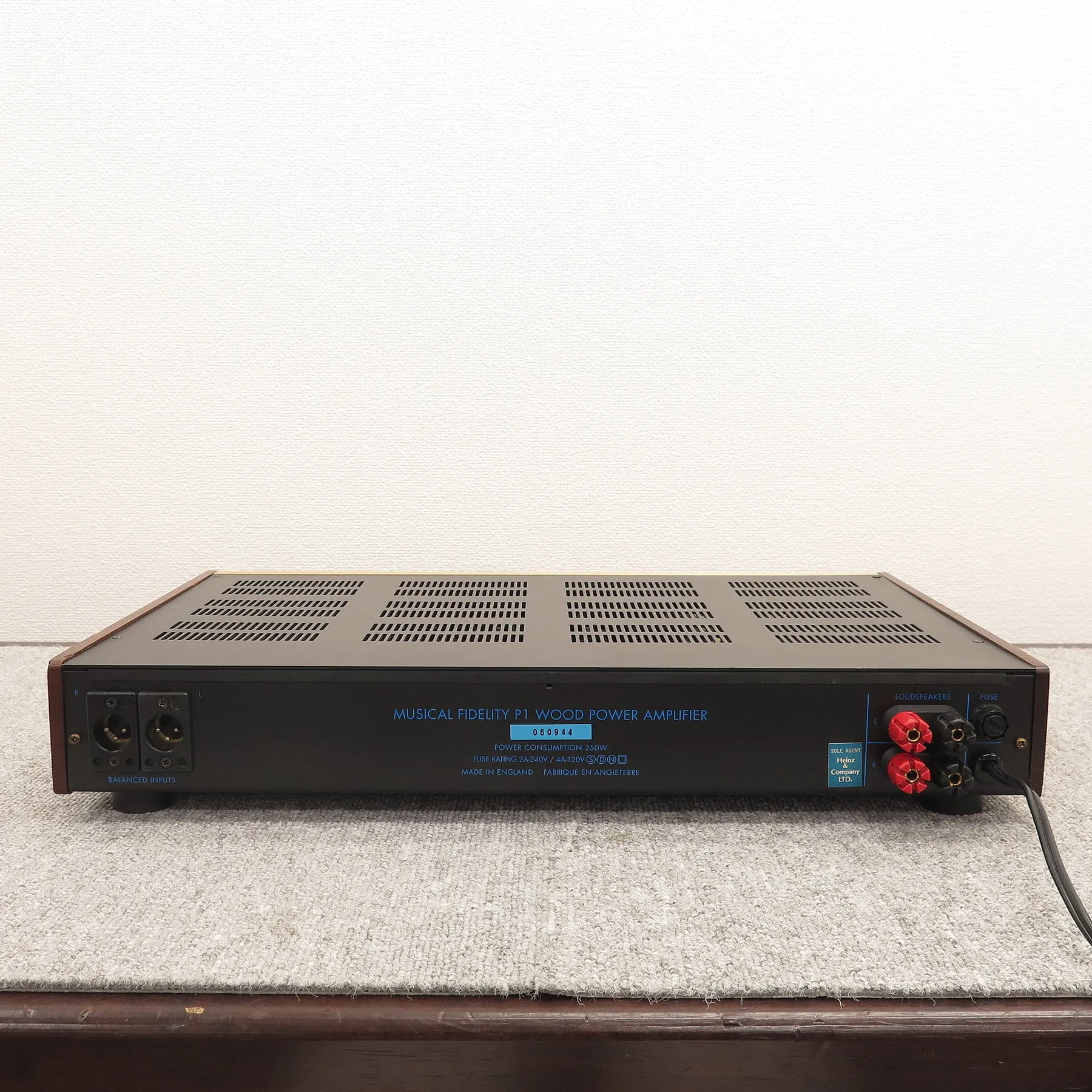 ミュージカルフィデリティ MUSICAL FIDELITY P1 WOOD パワーアンプ