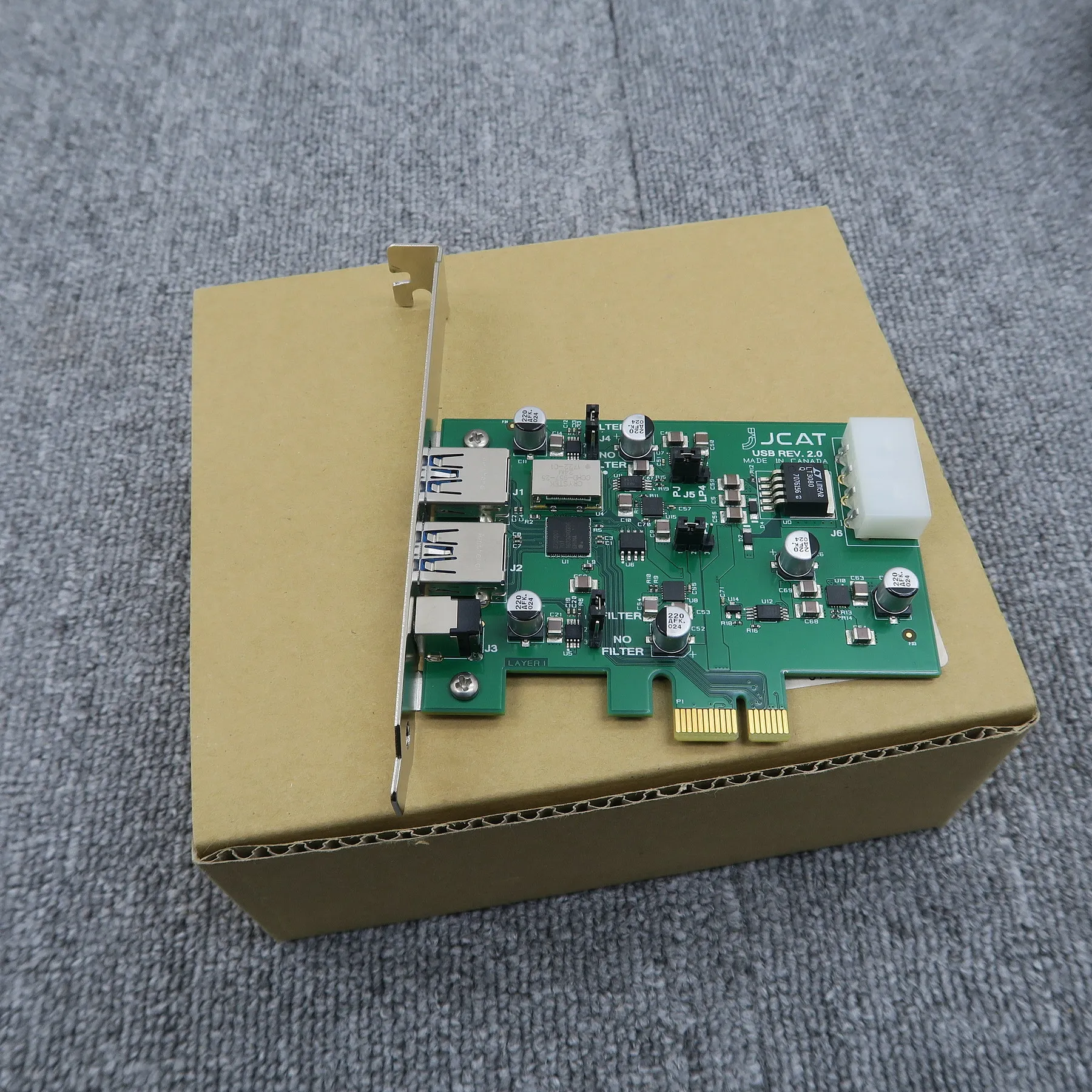 JCAT USB FEMTO USB入力用基盤【元箱】
