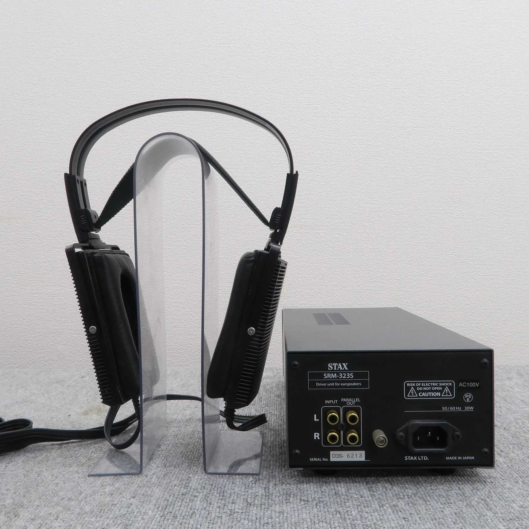 スタックス STAX SR-507 SRM-323S アンプヘッドフォンセット @50096