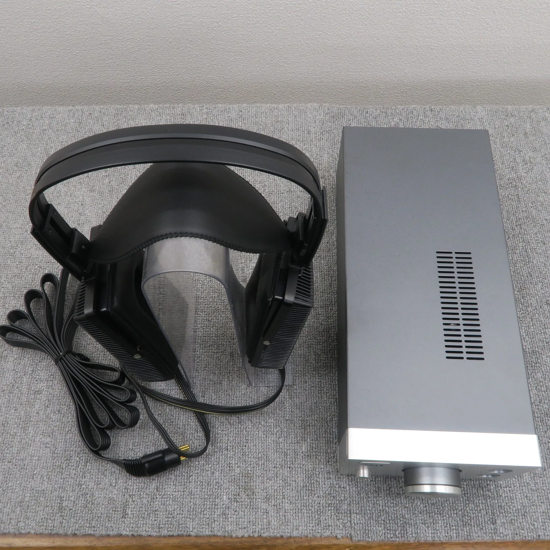 スタックス STAX SR-507 SRM-323S アンプヘッドフォンセット @50096