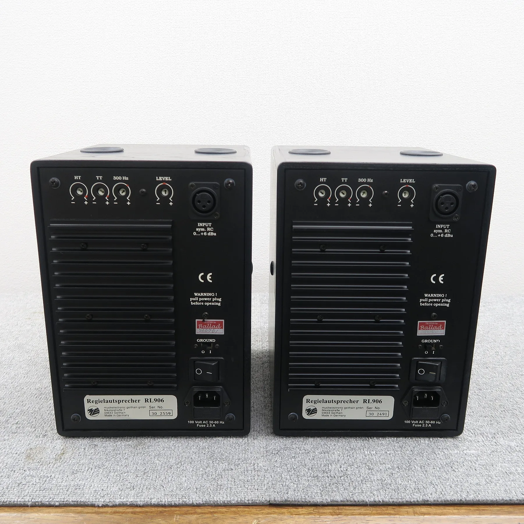 ムジーク MUSIKELECTRONIC GEITHAIN RL906 スピーカーペア @50430